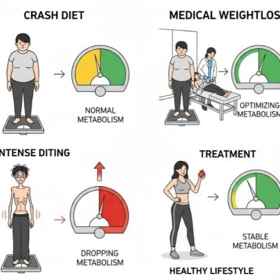 Crash Diets vs. Medical Weight Loss (Semaglutide and Tirzepatide) Which One Works rosemedaesthetics
